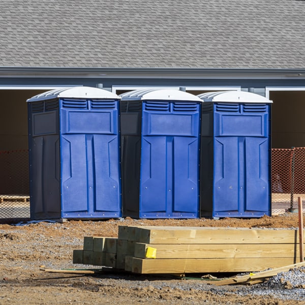 how do you ensure the portable toilets are secure and safe from vandalism during an event in Richfield NC